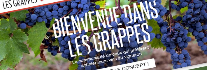 Des grappes à déguster en ligne