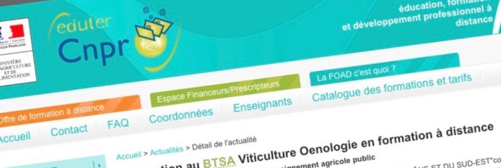 les diplômes viti oeno à distance