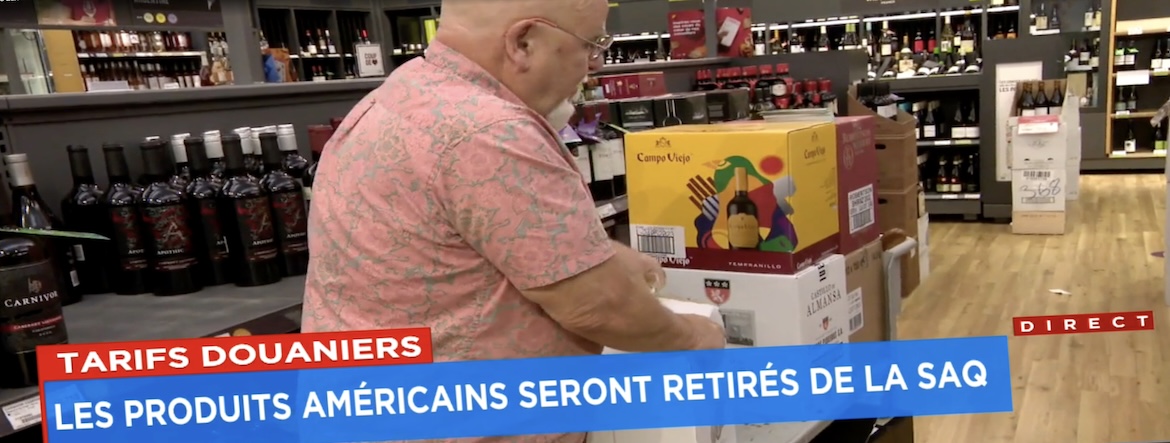 Quand le Québec boycotte les vins et alcools américains